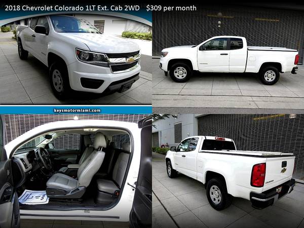 2018 Chevrolet Colorado 1LT Crew Cab FOR ONLY $309/mo! - cars &... for sale in Miami, FL – photo 15