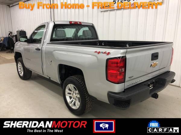 2016 Chevrolet Chevy Silverado Work Truck Silver - AG269660 WE for sale in Sheridan, MT – photo 4