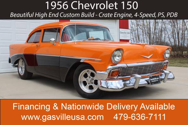 1956 Chevy, 4-Speed, PS, PB, Custom Build, 152 Pics, 7 Videos - cars for sale in Rogers, MO