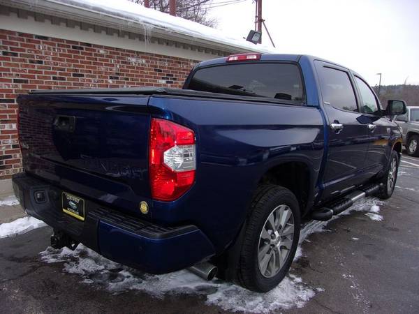 2015 Toyota Tundra Limited CrewMax 5 7L 4x4, Blue/Black, Navi for sale in Franklin, VT – photo 3
