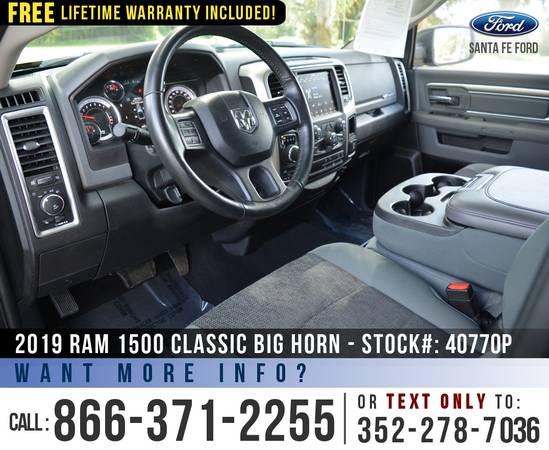 2019 RAM 1500 CLASSIC BIG HORN *** Cruise Control, Bedliner *** -... for sale in Alachua, FL – photo 9