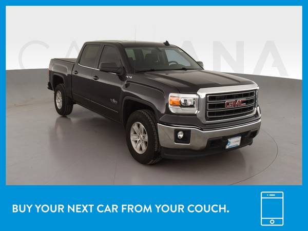 2015 GMC Sierra 1500 Crew Cab SLE Pickup 4D 6 1/2 ft pickup Gray for sale in Springfield, MA – photo 12