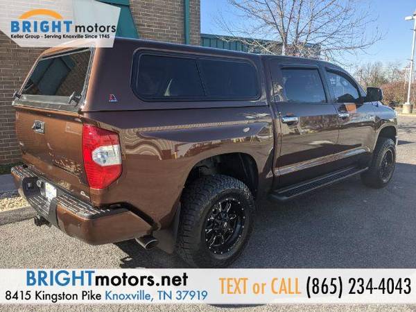2014 Toyota Tundra 2014 TOYOTA Tundra 1794 Edition CrewMax 4WD... for sale in Knoxville, TN – photo 17