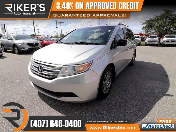 $132/mo - 2012 Honda Odyssey EX-L Passenger Van - 100 Approved! -... for sale in Kissimmee, FL – photo 4