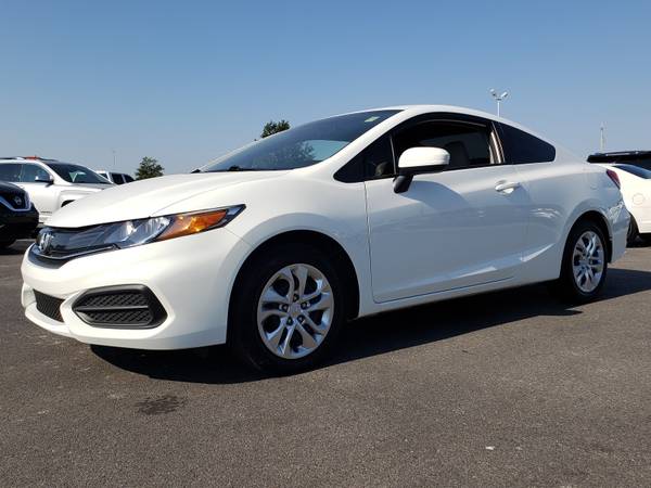 2014 Honda Civic LX coupe White for sale in Jonesboro, AR – photo 2