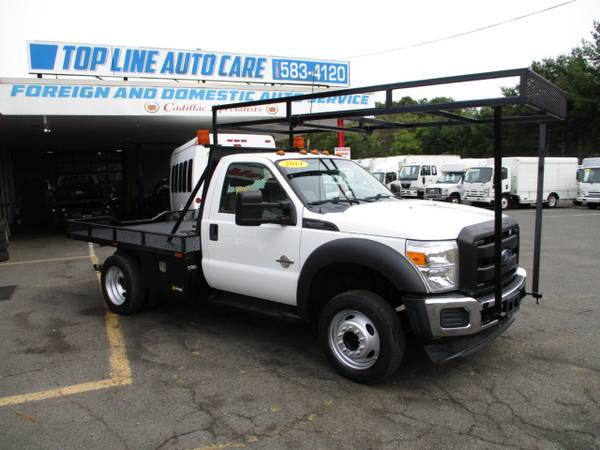 2014 Ford Super Duty F-550 DRW 9 FLAT BED 4X4 DIESEL for sale in South Amboy, NY – photo 2