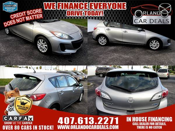 NO Credit Check Financing Low Down Payments 2013 Mazda MAZDA3 bhph... for sale in Maitland, FL – photo 3