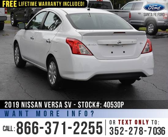 *** 2019 Nissan Versa Sedan SV *** Cruise Control - Camera -... for sale in Alachua, FL – photo 5