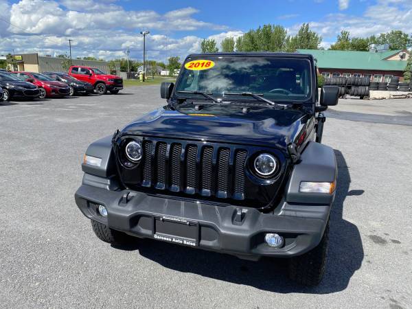 2018 JEEP WRANGLER UNLIMITED SPORT S 4X4 - cars & trucks - by dealer... for sale in CHAMPLAIN, VT – photo 2