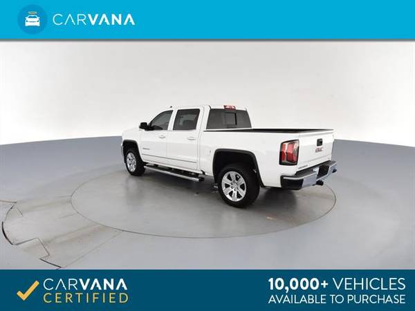 2018 GMC Sierra 1500 Crew Cab SLT Pickup 4D 5 3/4 ft pickup White - for sale in Knoxville, TN – photo 8