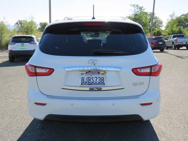 2015 INFINITI QX60 SUV Base (Majestic White) - - by for sale in Lakeport, CA – photo 8