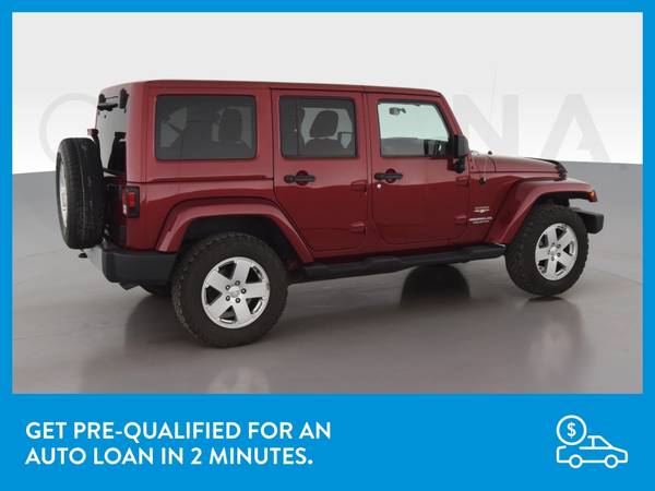 2012 Jeep Wrangler Unlimited Sahara Sport Utility 4D suv Red for sale in Cleveland, OH – photo 9