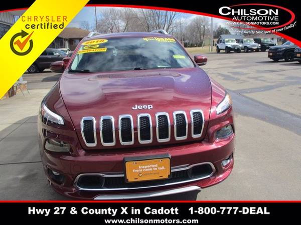 2018 Jeep Cherokee Overland suv Red - - by dealer for sale in Cadott, WI – photo 4
