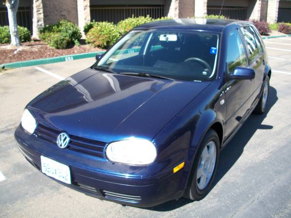 2002 VW GOLF GLS 4D 4CYL * SUNROOF * LOW MILES * 69K * ONE OWNER * *... for sale in Sacramento , CA – photo 3