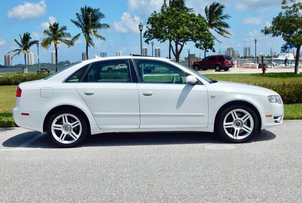 2007 AUDI A4 2.0L TURBO AUTO WHITE ON BEIGE CLEAN TITLE LOW MILES NICE for sale in LAKE PATK, FL – photo 2