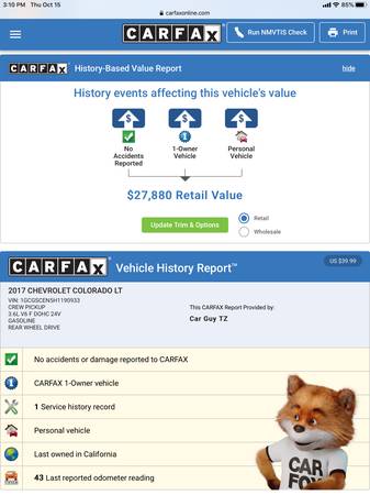 2017 Chevy Colorado LT - V6 - 70K Miles - 4 Doors - cars & trucks -... for sale in El Monte, CA – photo 24