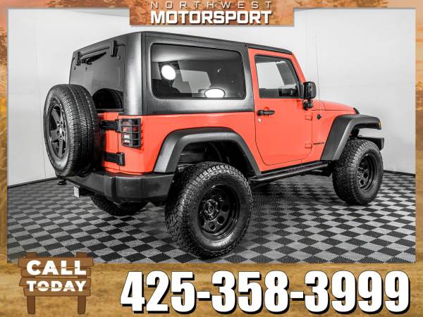 Lifted 2013 *Jeep Wrangler* Sport 4x4 for sale in Lynnwood, WA – photo 5
