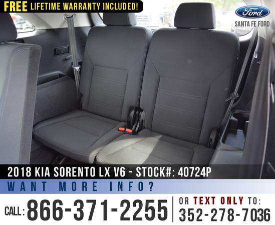 *** 2018 KIA SORENTO LX SUV *** Cruise Control - SIRIUS - Bluetooth... for sale in Alachua, GA – photo 17