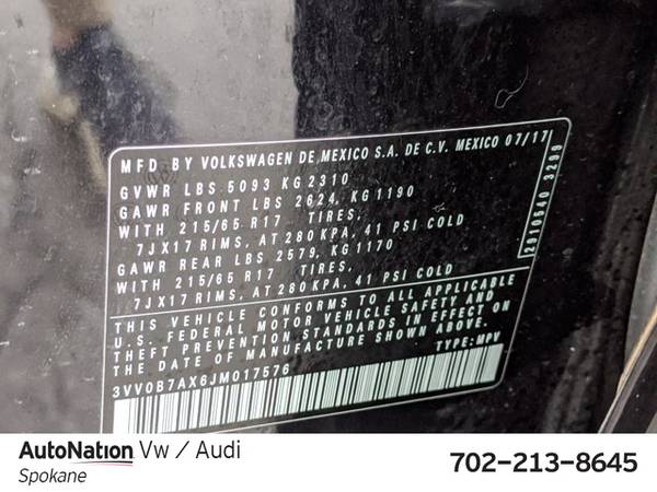 2018 Volkswagen Tiguan S AWD All Wheel Drive SKU:JM017576 - cars &... for sale in Spokane, WA – photo 24