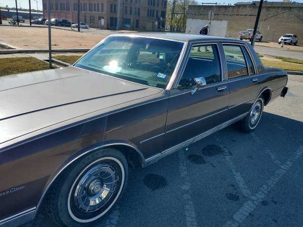 1983 Chevrolet Caprice with 40k actual miles - cars & trucks - by... for sale in Taylor, TX