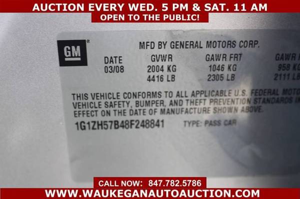 2008 *CHEVROLET/CHEVY* *MALIBU* LT GAS SAVER 2.4L I4 ALLOY CD 248841 for sale in WAUKEGAN, WI – photo 5