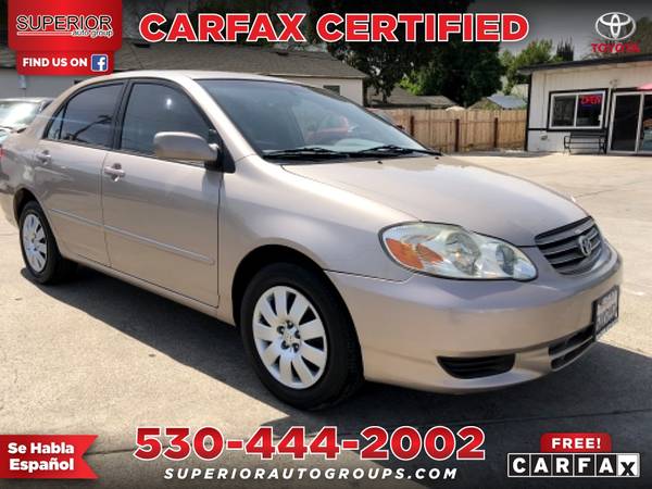2003 Toyota Corolla CE - - by dealer - vehicle for sale in Yuba City, CA – photo 10