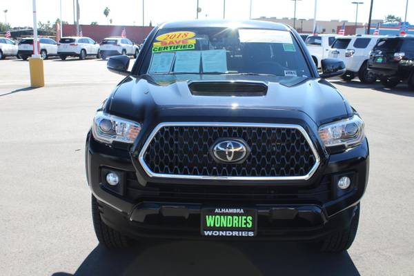 Certified Pre-Owned 2018 Toyota Tacoma TRD Sport at WONDRIES TOYOTA for sale in ALHAMBRA, CA – photo 23