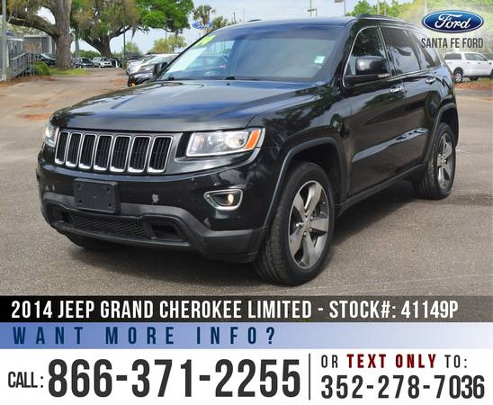 2014 Jeep Grand Cherokee Limited Backup Camera - Leather for sale in Alachua, FL – photo 3