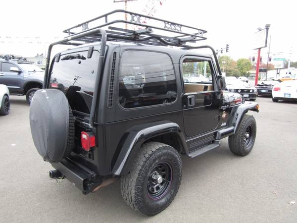 2000 Jeep Wrangler 2dr Sahara *BLACK* 4.0 6CLY HARDTOP 139K - cars &... for sale in Milwaukie, OR – photo 7