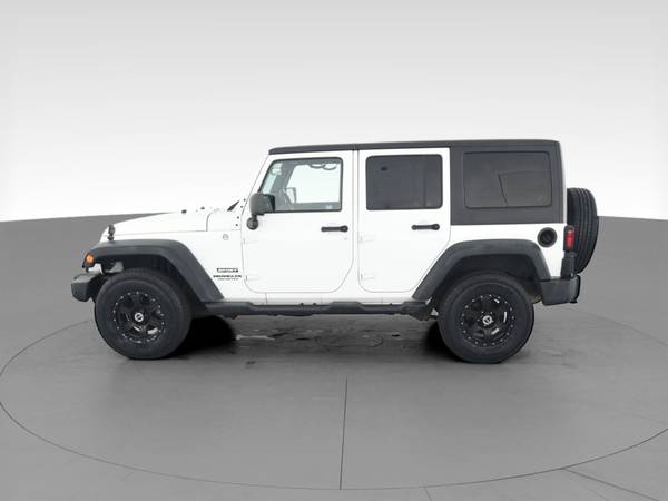 2014 Jeep Wrangler Unlimited Sport S SUV 4D suv White - FINANCE... for sale in East Palo Alto, CA – photo 5