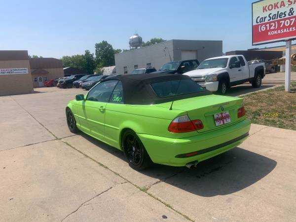 2004 BMW 330CI convertible Only 130K Miles M3 rims Lime green for sale in Osseo, MN – photo 7