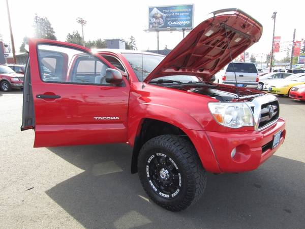 2007 Toyota Tacoma 4X4 Access V6 BRIGHT RED 164K SUPER SHARP MUST for sale in Milwaukie, OR – photo 23