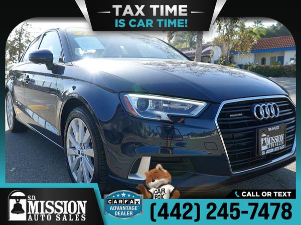 2017 Audi A3 A 3 A-3 Sedan FOR ONLY 374/mo! - - by for sale in Vista, CA – photo 3