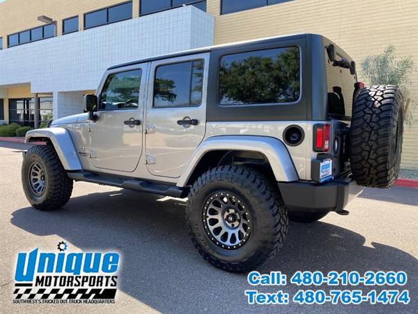 2017 JEEP WRANGLER UNLIMITED SAHARA 4WD 4DR UNIQUE TRUCKS - cars & for sale in Tempe, CO – photo 3