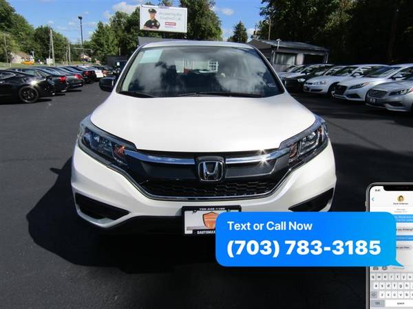 2015 HONDA CR-V LX ~ WE FINANCE BAD CREDIT - cars & trucks - by... for sale in Stafford, District Of Columbia – photo 2