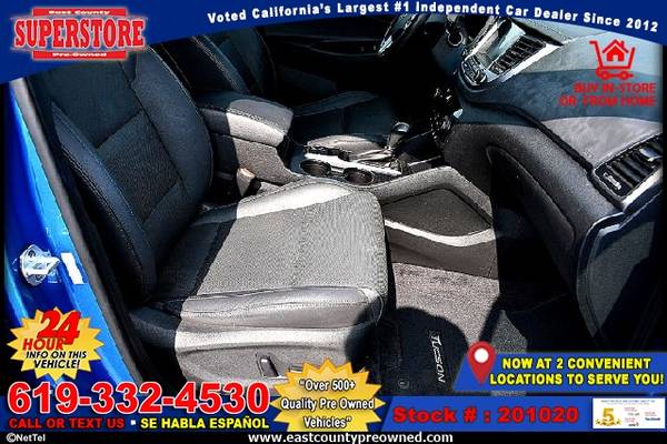 2016 HYUNDAI TUCSON LIMITED SUV-EZ FINANCING-LOW DOWN! - cars &... for sale in El Cajon, CA – photo 5
