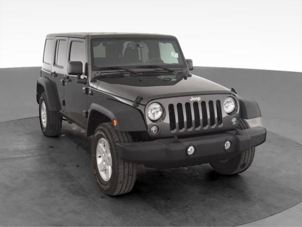 2017 Jeep Wrangler Unlimited Sport SUV 4D suv Black - FINANCE ONLINE... for sale in irving, TX – photo 16