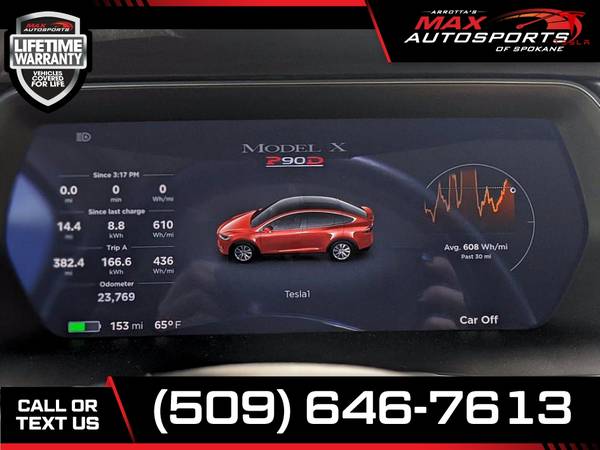$946/mo - 2016 Tesla Model X P90D AWD - LIFETIME WARRANTY! - cars &... for sale in Spokane, ID – photo 10