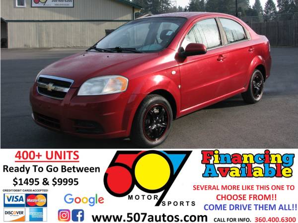 2007 Chevrolet Aveo 4dr Sdn LS - - by dealer - vehicle for sale in Roy, WA – photo 2