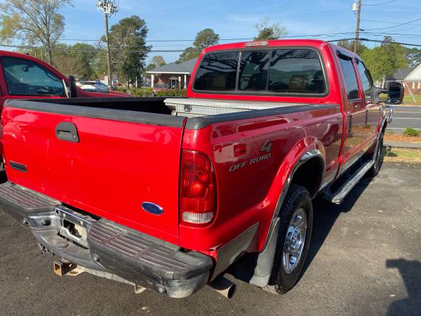 2006 Ford F250 Crew Cab Lariat 4WD Diesel Runs Perfect! - cars & for sale in Wallace, NC – photo 4
