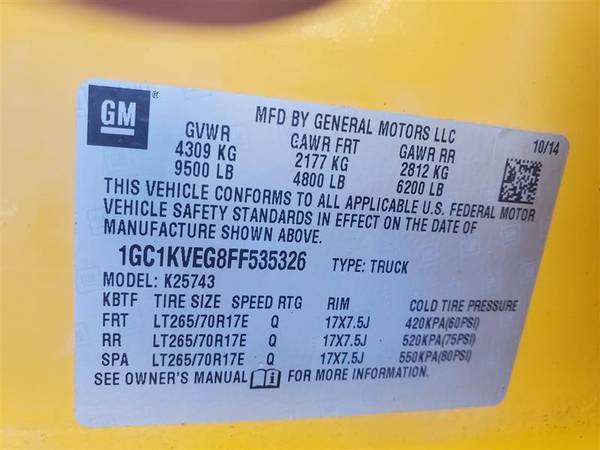 2015 CHEVROLET SILVERADO 2500HD No Money Down! Just Pay Taxes Tags!... for sale in Manassas, WV – photo 24