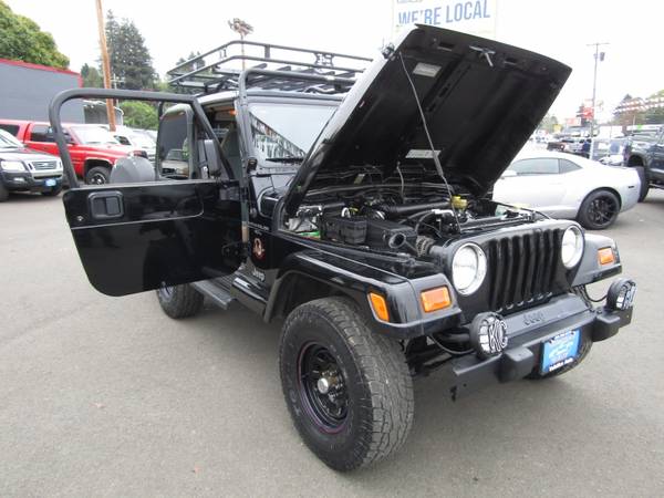 2000 Jeep Wrangler 2dr Sahara *BLACK* 4.0 6CLY HARDTOP 139K - cars &... for sale in Milwaukie, OR – photo 23
