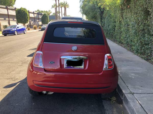 Manual 2012 Fiat 500c Pop convertible. Well maintained! - cars &... for sale in Phoenix, AZ – photo 12