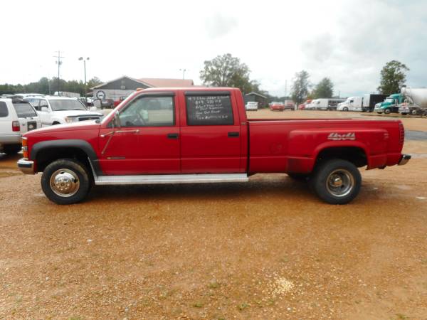 1997 Chev 3500 4WD Crew Cab $4,90 - cars & trucks - by dealer -... for sale in West Point MS, MS – photo 2