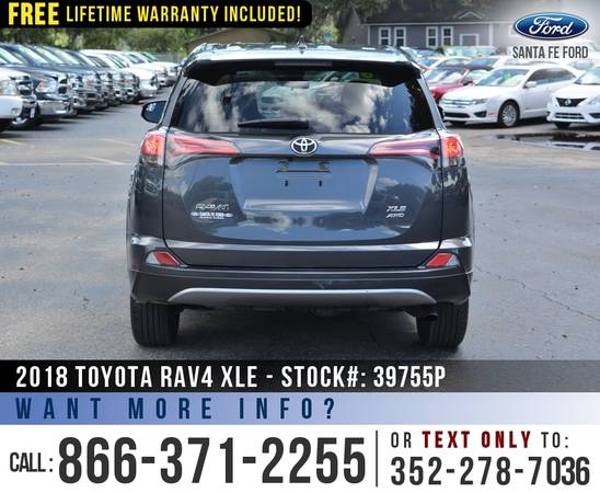 ‘18 Toyota RAV4 XLE *** Sunroof, Keyless Entry, Camera, Toyota SUV *** for sale in Alachua, FL – photo 6