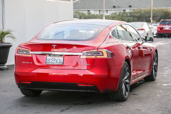 2017 Tesla Model S 100D hatchback Red Multi-Coat for sale in Sacramento , CA – photo 5