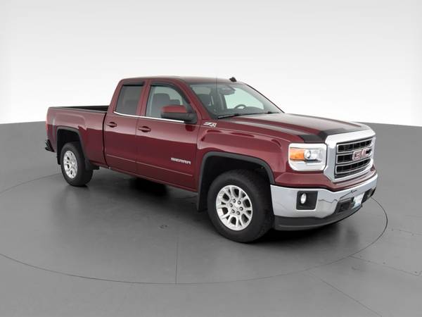 2014 GMC Sierra 1500 Double Cab SLE Pickup 4D 6 1/2 ft pickup Red -... for sale in Indianapolis, IN – photo 15