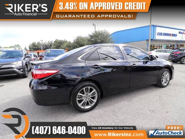 $145/mo - 2015 Toyota Camry SE - 100 Approved! - cars & trucks - by... for sale in Kissimmee, FL – photo 9