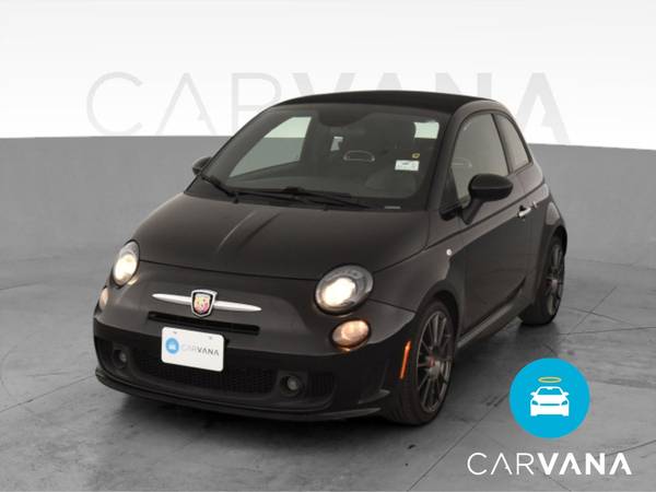2015 FIAT 500 Abarth Cabrio Cabriolet 2D Convertible Black - FINANCE... for sale in Arlington, District Of Columbia