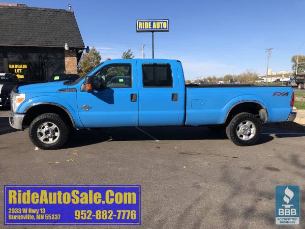 2013 Ford F350 F-350 XLT Crew cab FX4 4x4 TURBO DIESEL nice FINANCING! for sale in Minneapolis, MN – photo 8